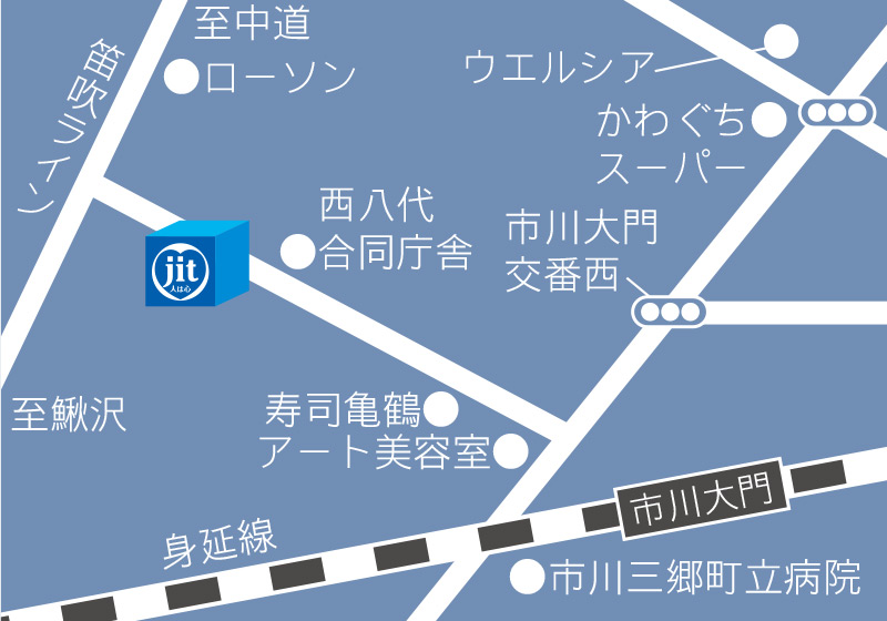 市川ホール MAP