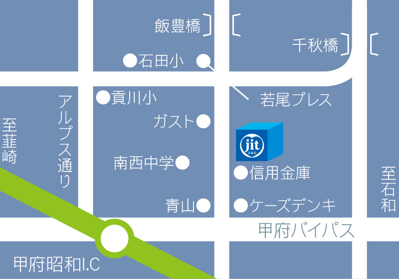 甲府ホール MAP