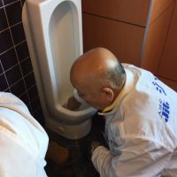 甲府ホールトイレ掃除